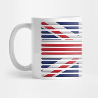 United Kingdom drummer drum stick flag Mug